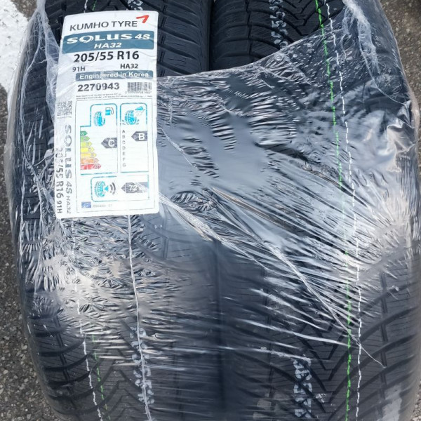 
            205/55R16 Kumho SOLUS 4S HA32
    

                        91
        
                    H
        
    
    यात्री कार

