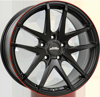 Cerchio dell'automobile - 7,5X17 IA RED HOT 5/100 ET35 CH57,1