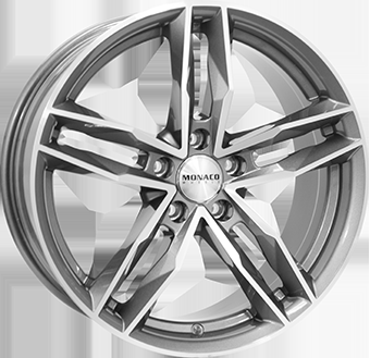 Cerchio dell'automobile - 7,5X17 MONACO WHEELS RR8M 5/112 ET45 CH66,5