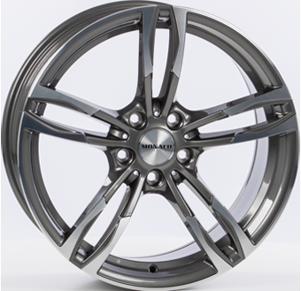     Carro aro - 8,0X18 MONACO WHEELS MC5 5/120 ET35 CH72,6
