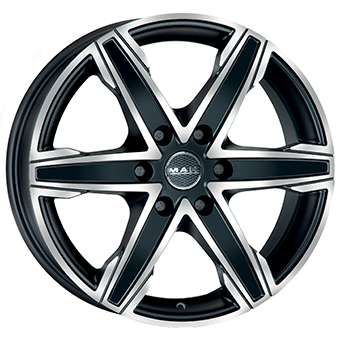 Cerchio dell'automobile - 7,0X16 MAK KING 6 6/114,3 ET45 CH66,1
