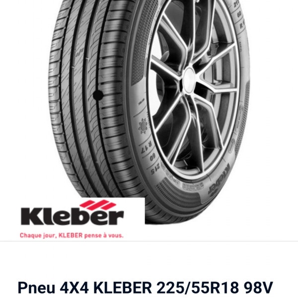 
            225/55R18 Kleber 
    

                        98
        
                    V
        
    
    4x4 SUV

