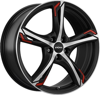     Carro aro - 7,5X18 RONAL R62 RED  5/100   ET45 CH68
