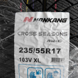 
            235/55R17 Nankang Cross Seasons AW-6
    

                        103
        
                    V
        
    
    Vehículo de pasajeros

