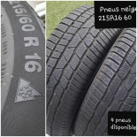 
            215/60R16 Continental 
    

                        99
        
                    H
        
    
    Carro passageiro

