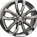 Cerchio dell'automobile - 8,5X19 AUTEC UTECA 5/127 ET50 CH71,6